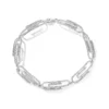 Khloe Paperclip Diamond Bracelet
