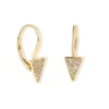 Tricia Triangle Diamond Earrings