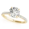 Stella Hidden Halo Diamond Solitaire With Pave 3Ct