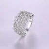 Lattice Diamond Ring