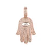 Hamsa Hand Diamond Pendant