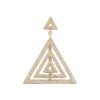 Triangle Diamond Pendant Necklace