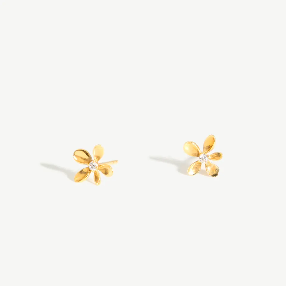 Daisy Earrings gold