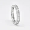 Rebecca 14k Diamond Eternity Chanel Set Ring 1.5Ct