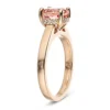 Pauline14K Rose Gold Pink Diamond Engagement Ring  1Ct