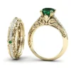 14k Filigree Emerald Ring 2.8ct