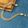 18kt Yellow Gold Italian Link Bracelet