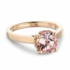 Pauline14K Rose Gold Pink Diamond Engagement Ring  1Ct