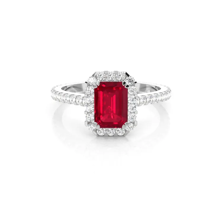 Halo Ruby Ring 1