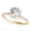 Stella Hidden Halo Diamond Solitaire With Pave 3Ct